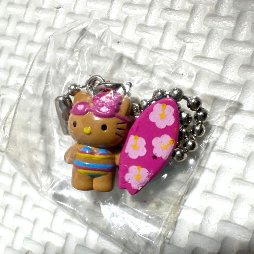 Hello kitty 水着 日焼け キティ サーフ キーホルダー 平成 レトロ