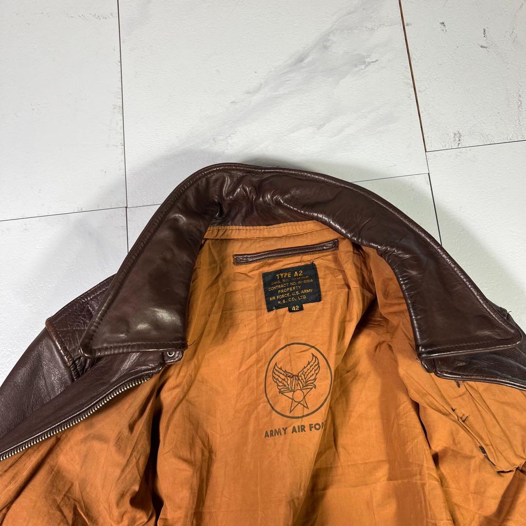 Air Force us army A-2 レザージャケット フライトジャケット