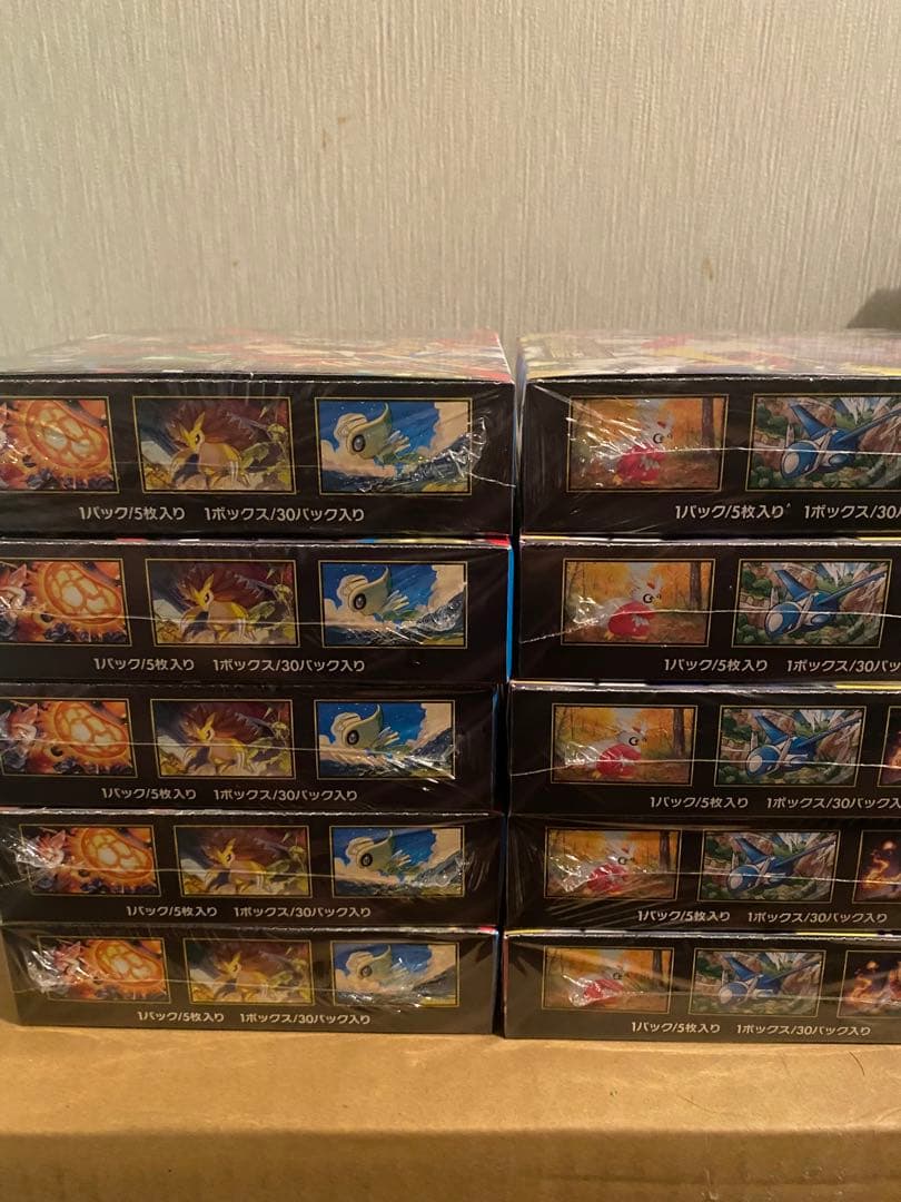 ポケモンカード メガブレイブ　メガシンフォニア　各5box シュリンク付き