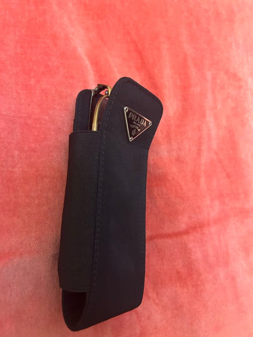 PRADA メガネホルダー　小物ケース　アクセサリーショルダーヴィンテージ