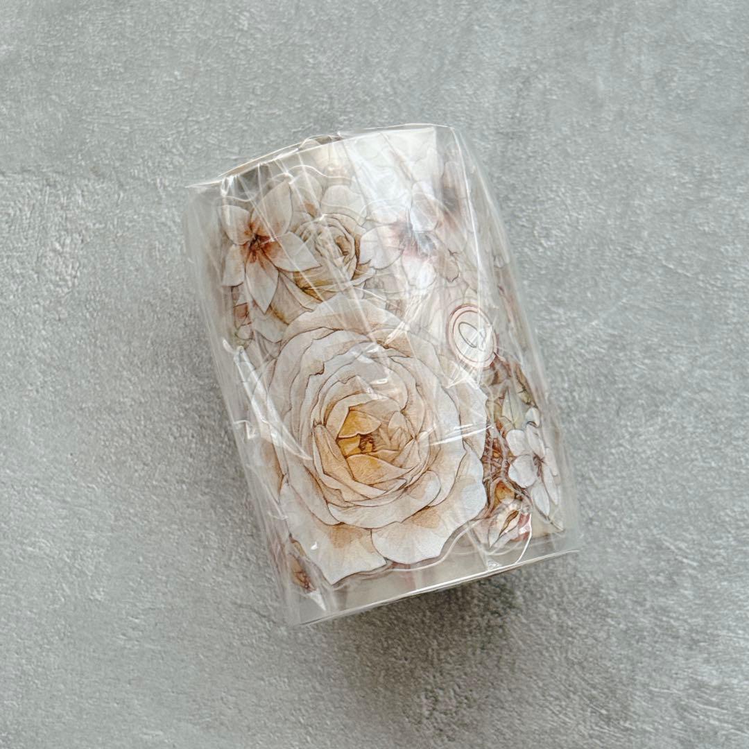 自元素文创《雪痕》海外マスキングテープ　マステ 【2620】