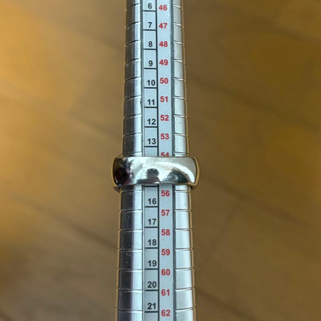 【最安値・レア】トムウッド　クッションリング　ブラックスピネル　14号