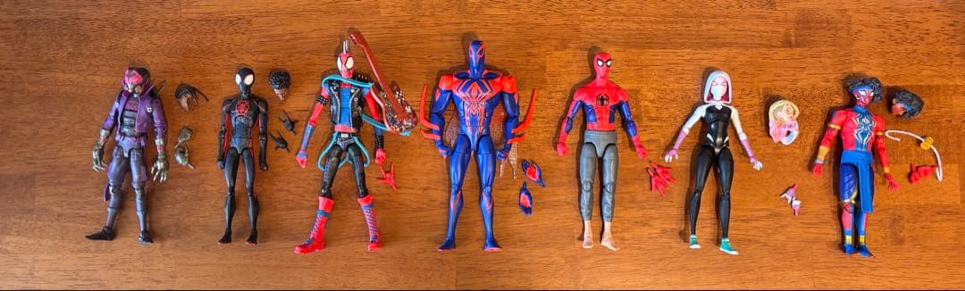 スパイダーバース　マーベルレジェンド　セット