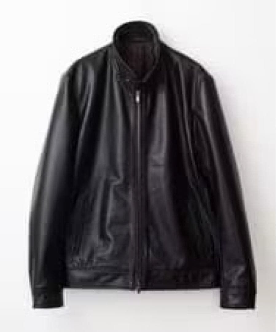 MICHEL  HOMME ラムレザーブルゾン