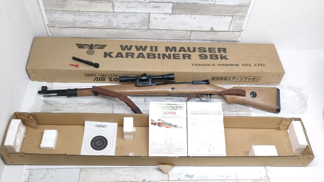 J90 タナカ モーゼル kar98k bnz ボルト ライフル ガスガン