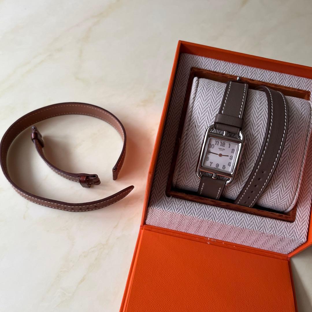 HERMES ケープコッド　ドゥブルトゥール　二重巻き　ベルトのみ　ゴールド