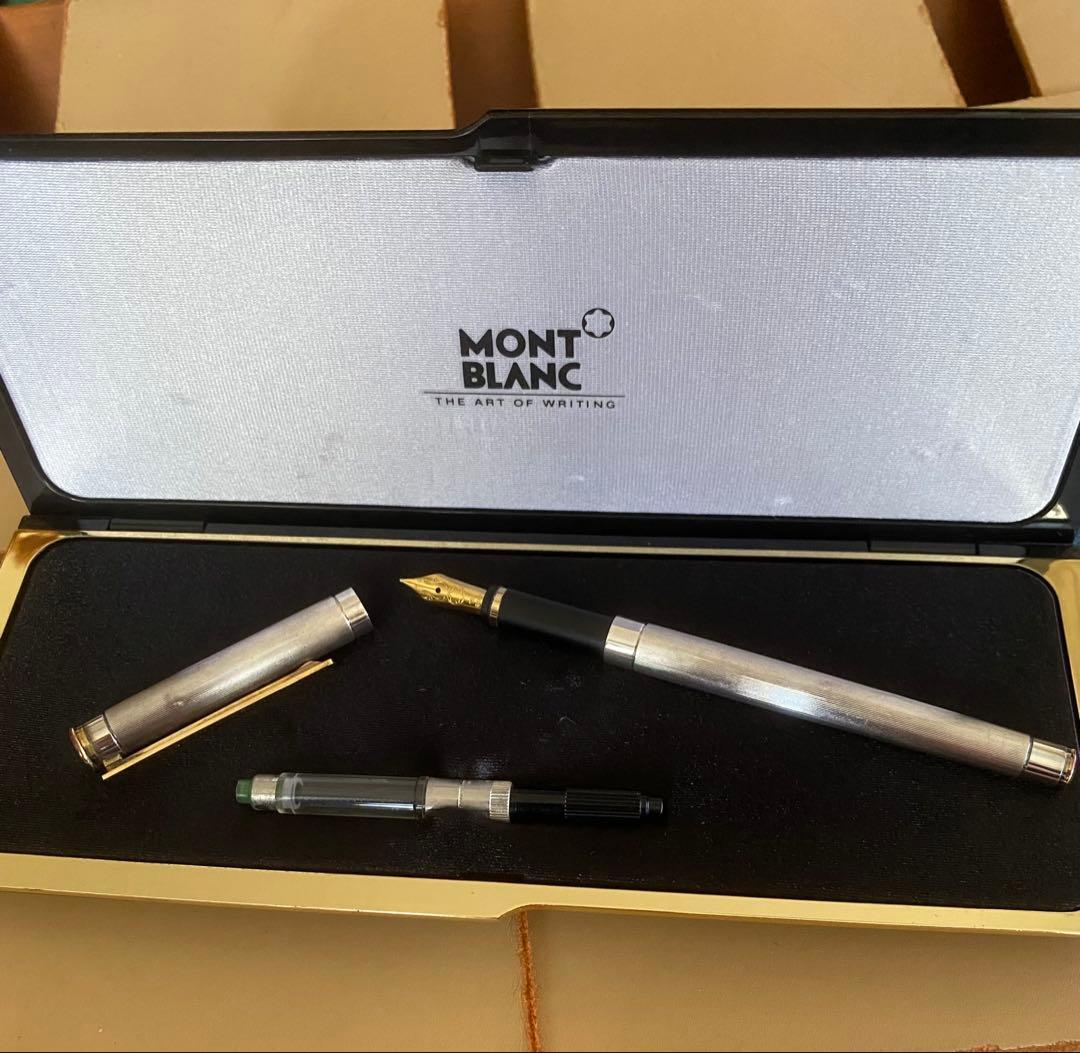 モンブランMONT BLANC 万年筆 スリム　ペン先 18K/750金ゴールド