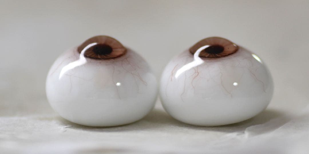 ディーラー製 グラスアイ nichinichi にちにち様16mm 17mm