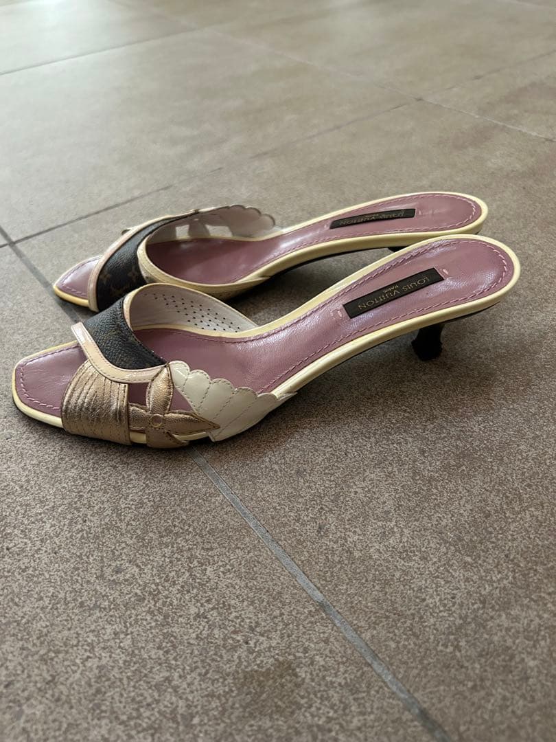 Louis Vuitton ルイ・ヴィトン　ミュール　　 ブラウン/ベージュ