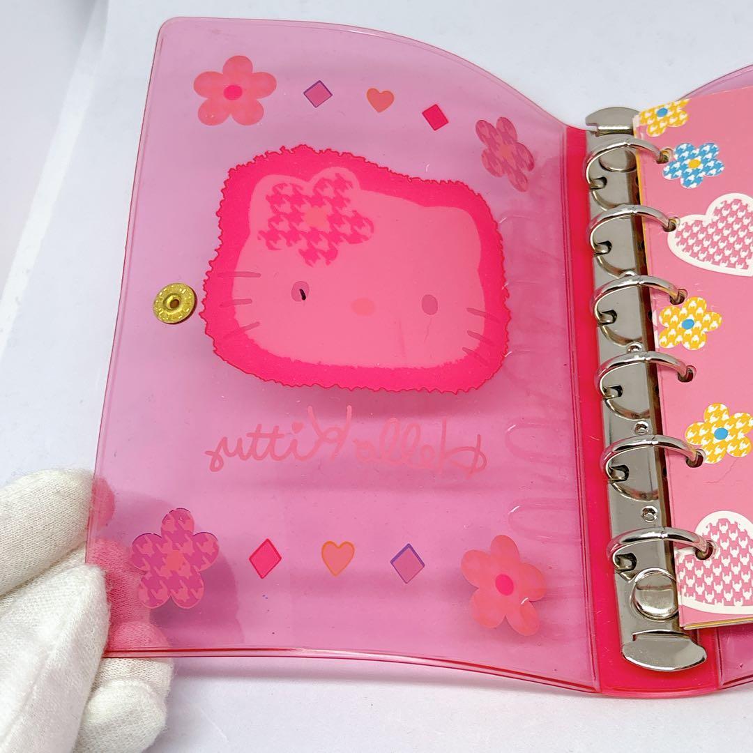 ハローキティ カオハナ 平成レトロ システム手帳 シール 6穴 リングファイル