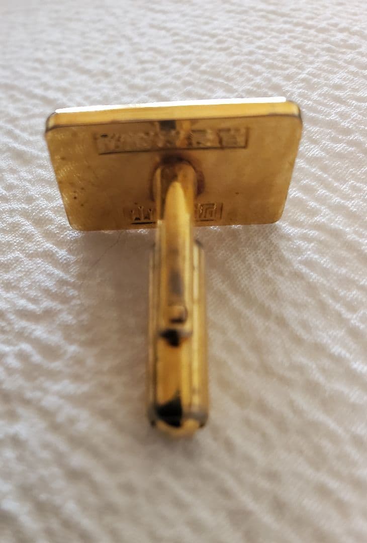 防衛庁長官 名入りピン(カフス)　【本日限定値下げ】