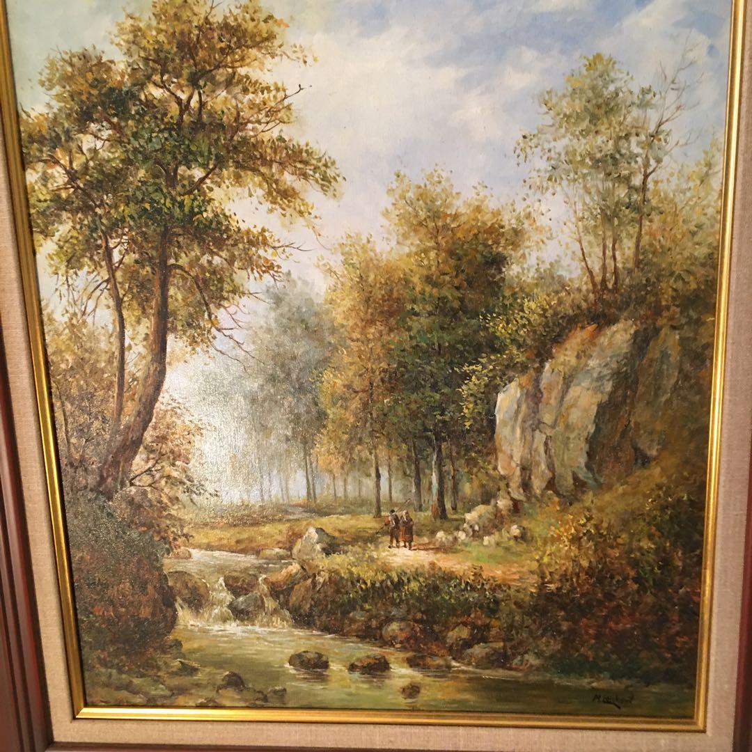 ヨーロッパ絵画油絵肉筆画手描き作品