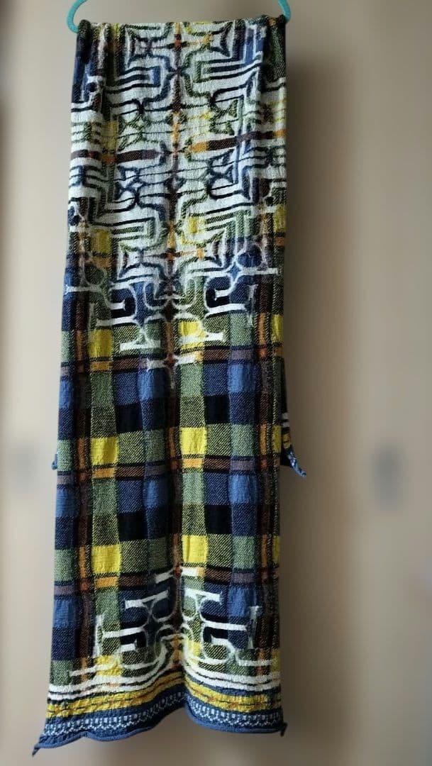 kapital キャピタル 縮絨ウールマフラー ストール チェック 大判