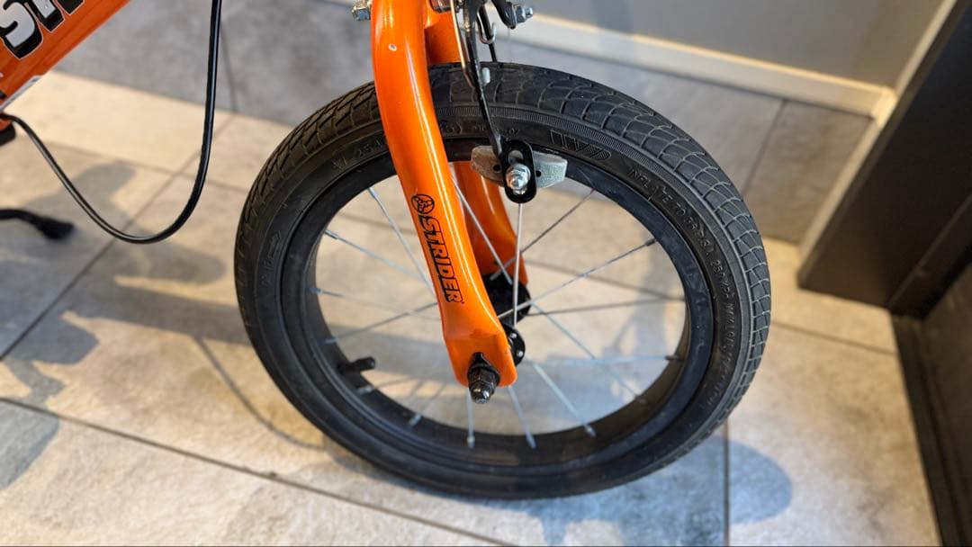 STRIDER キッズバイク オレンジ ジュニアサイズ