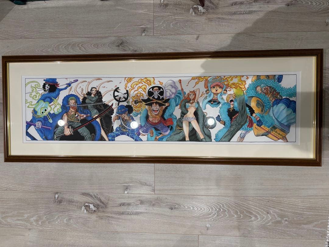 ミ*ヤ様 【激レア】ワンピース20周年　額装高精細複製原画　ONEPIECE 美