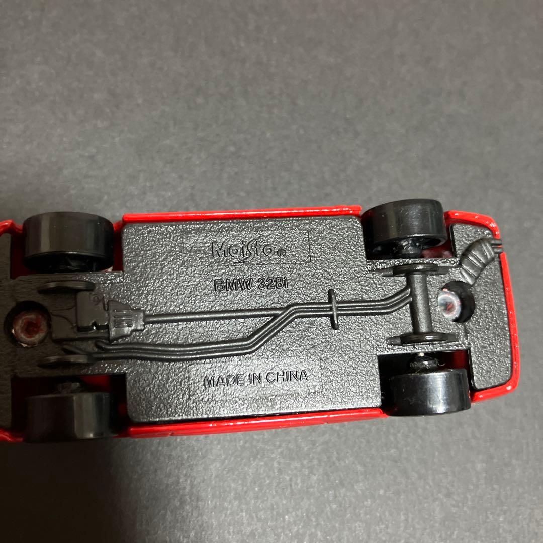 マイスト BMW 328i ミニカー 赤