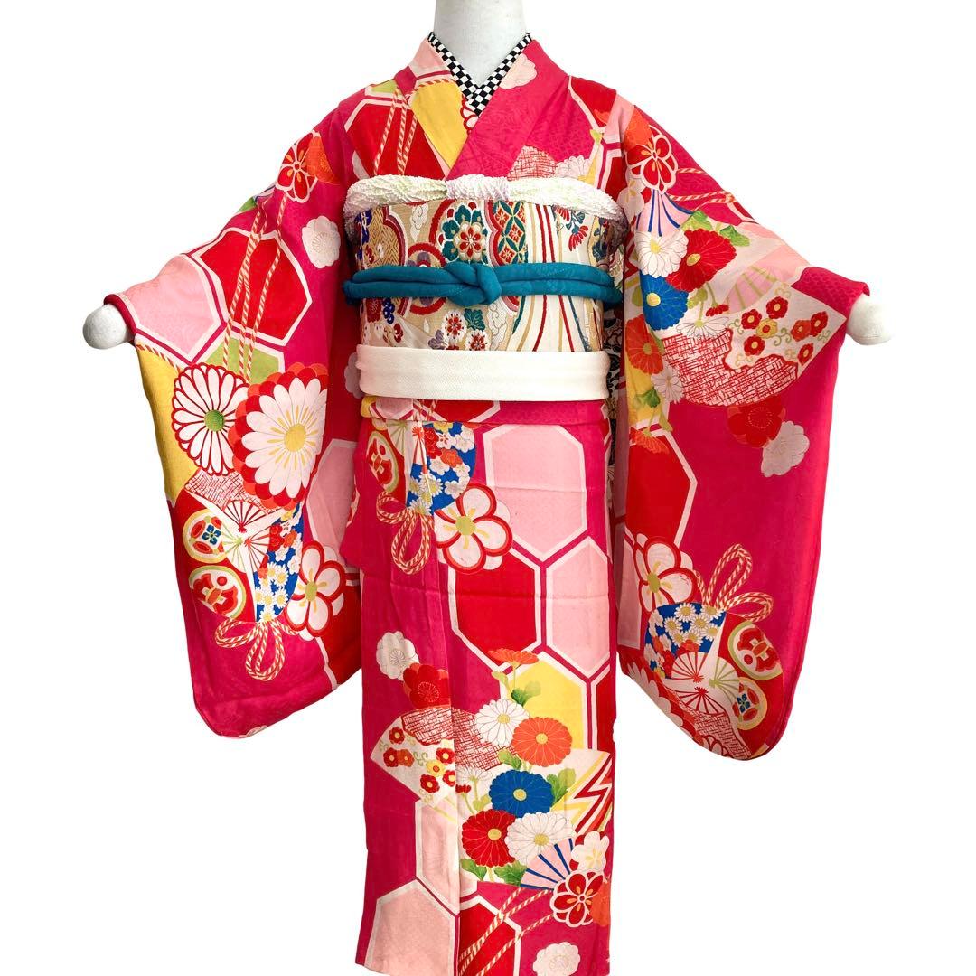 アンティーク 女の子 子供着物 七五三 アンティーク着物 NO44