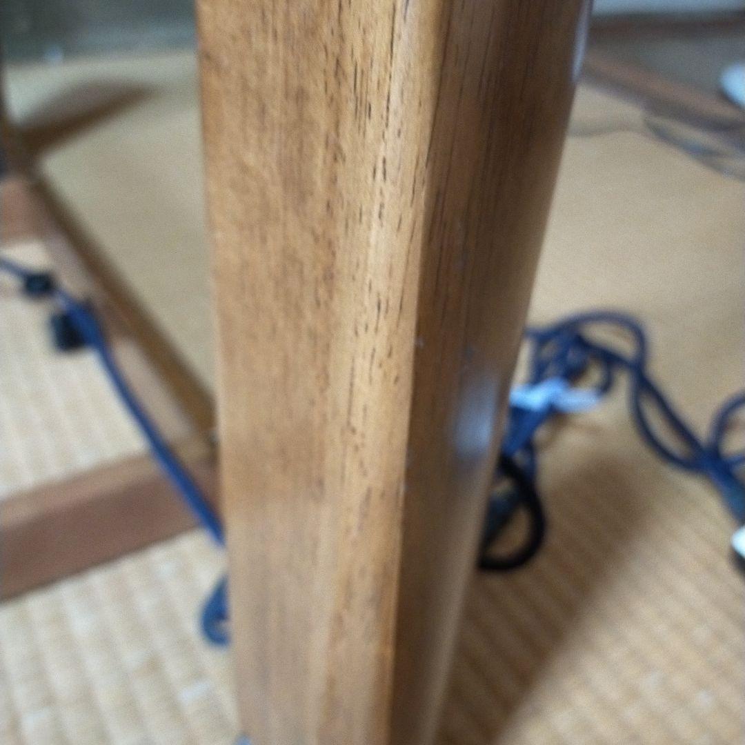 家具調コタツ　木目がきれい　105cm×75cm　長方形　組立必要