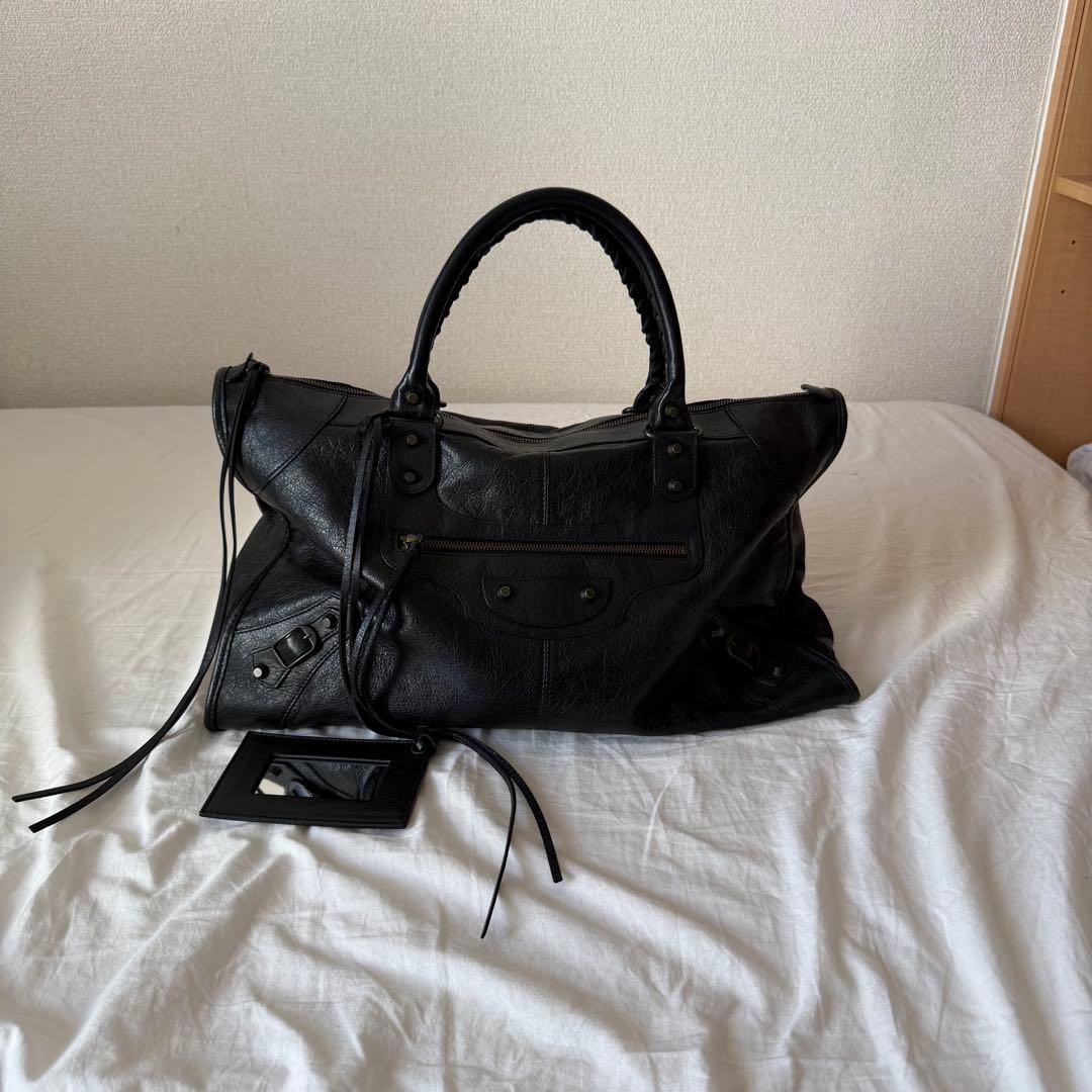 【美品】BALENCIAGA THE WORK BAG BLACK