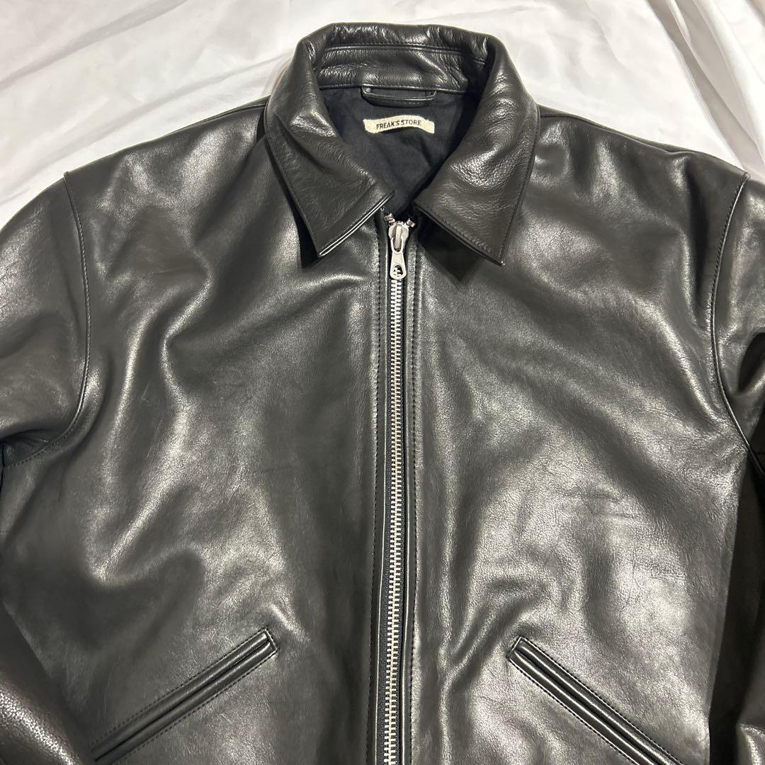 【新品】フリークスストア　ミニマル シングル ライダースジャケット/カーフレザー