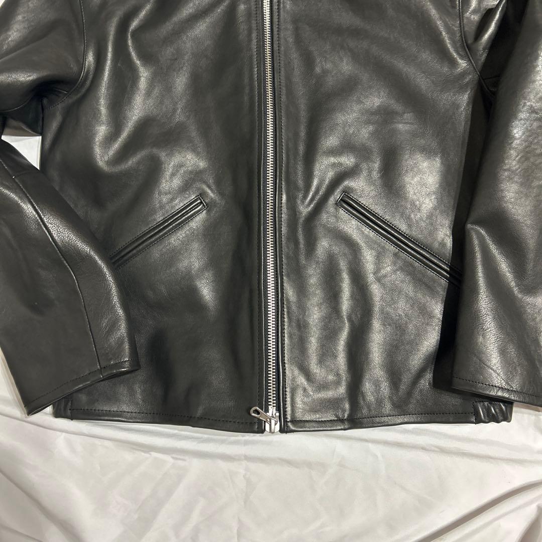 【新品】フリークスストア　ミニマル シングル ライダースジャケット/カーフレザー