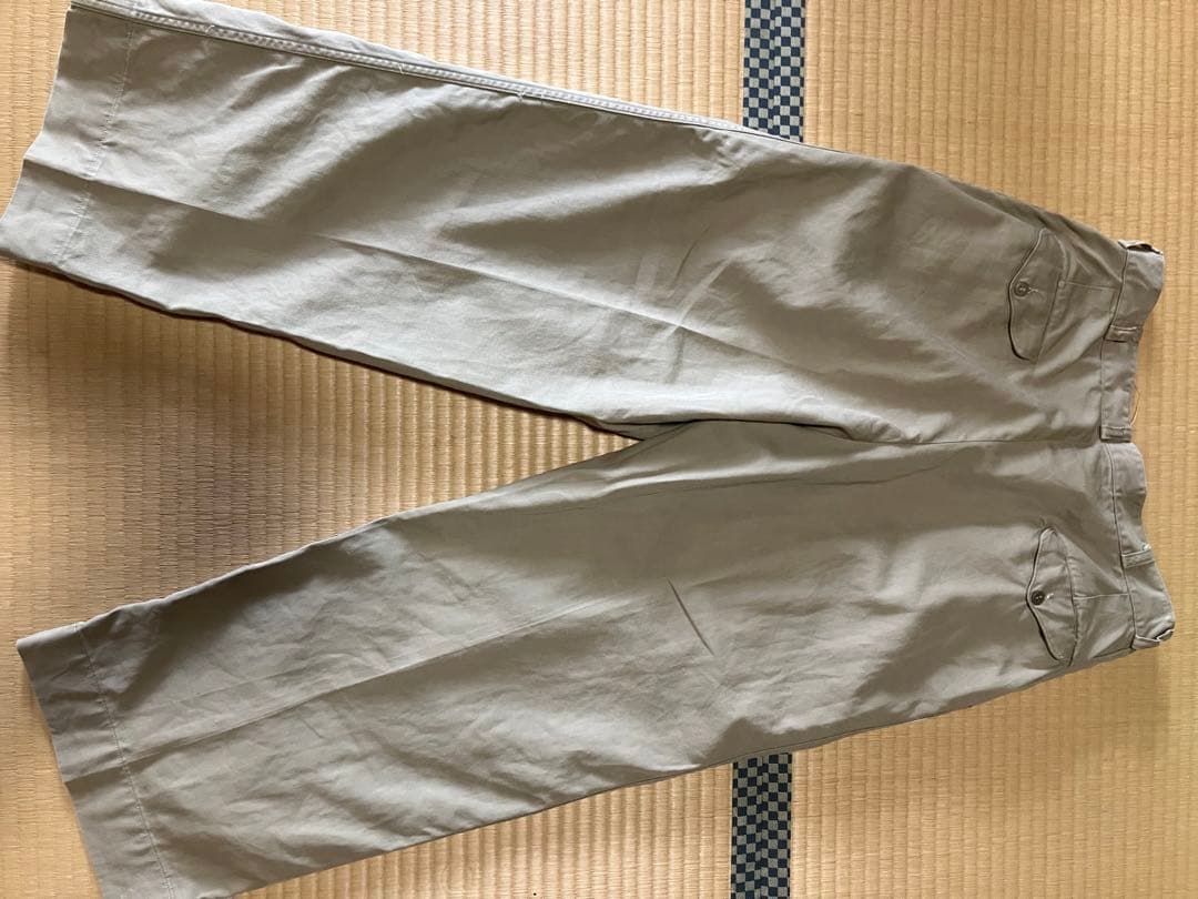 パンツ US ARMY KHAKI CHINO TROUSERS 1960s