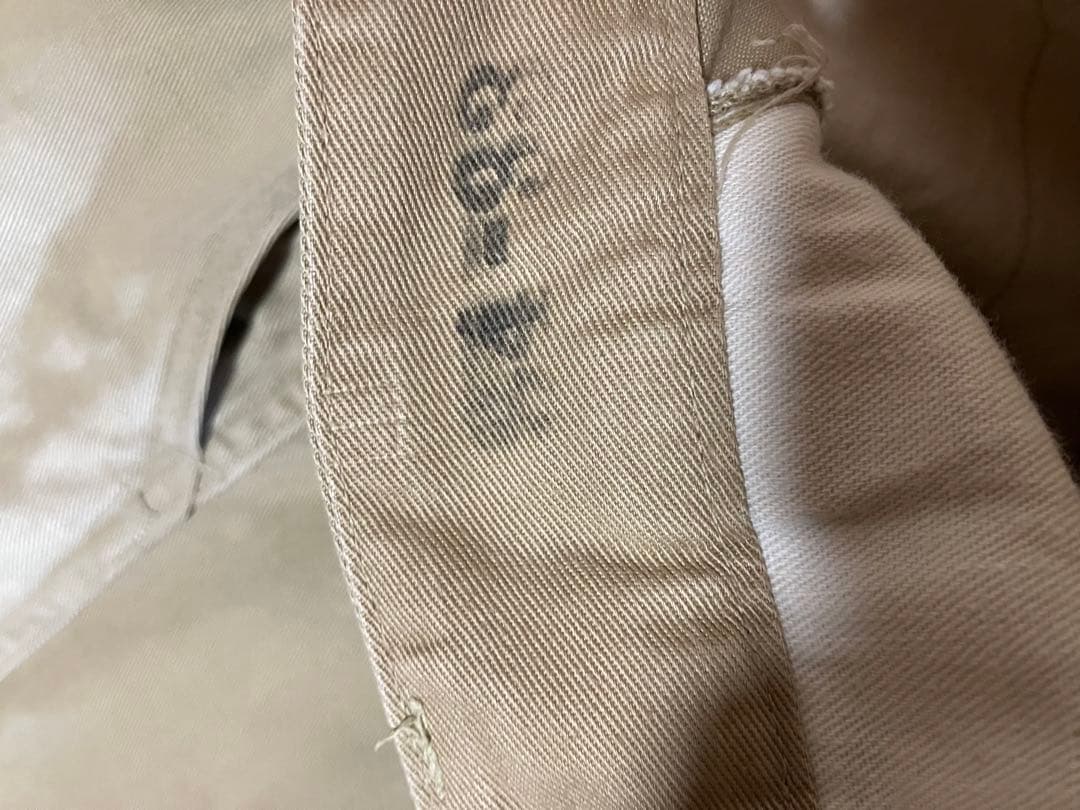 パンツ US ARMY KHAKI CHINO TROUSERS 1960s