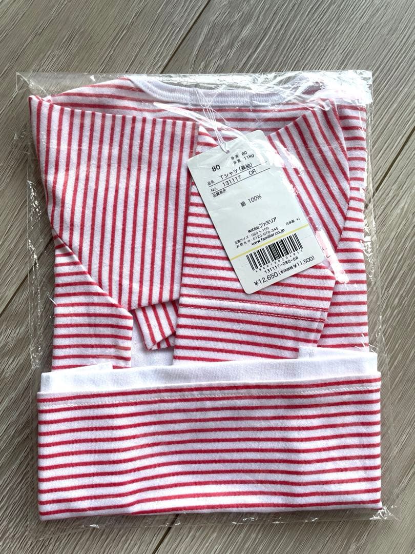 【新品】familiar ファミリア　Tシャツ　サイズ80cm