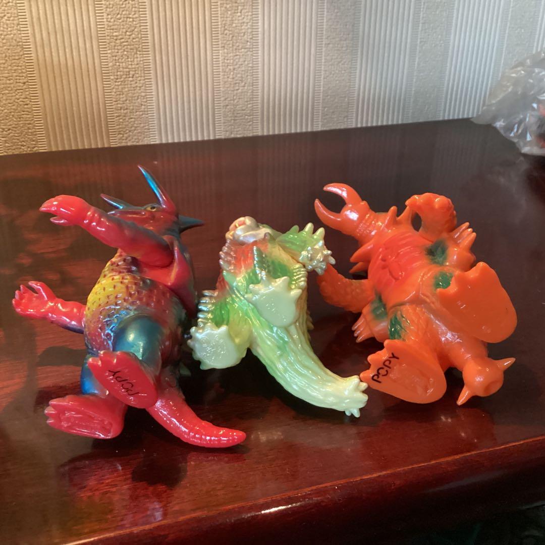 ブルマァク幻の金型使用　コスモリキッド　サボテンダー　キングクラブ　ミドルサイズ