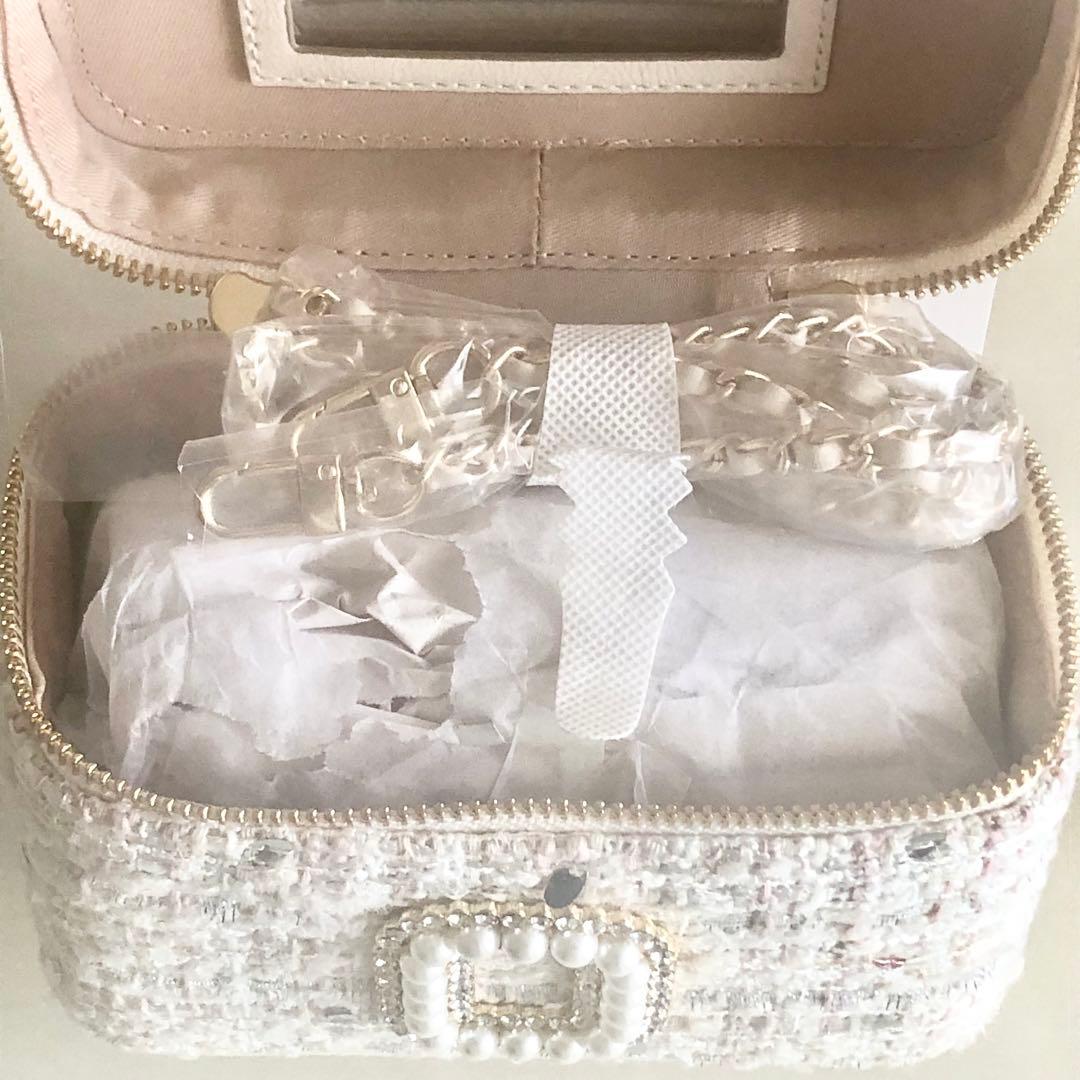 新品★Her lip to Tweed Crystal Vanity Bag