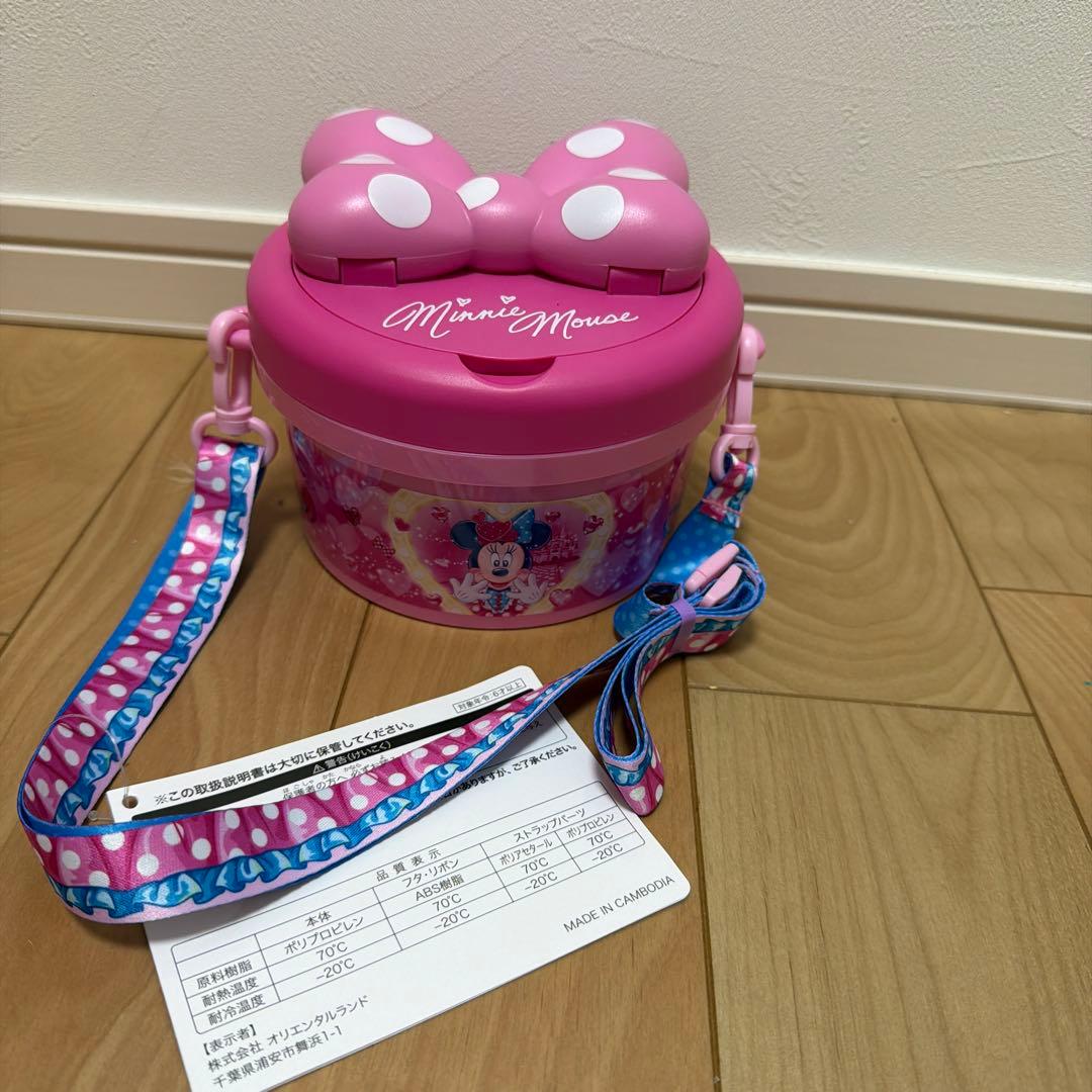 パルパルーザ　ミニーマウス　ポップコーンバケット　新品未使用タグ付き