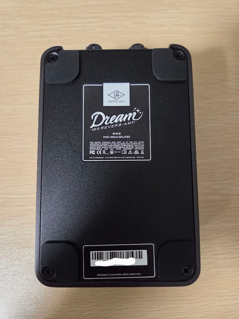 ギター Universal Audio UAFX Dream'65