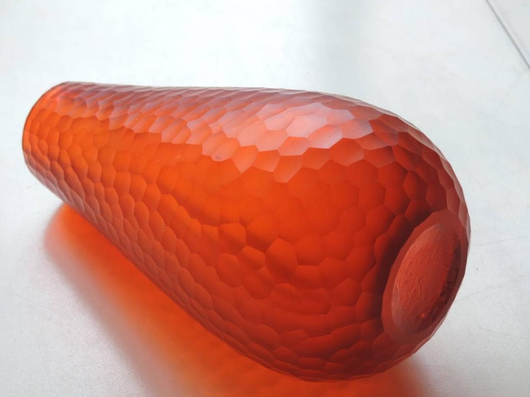 ベネチアガラス OMGバットゥ‐ト BATTUTO 技法 吹き花瓶