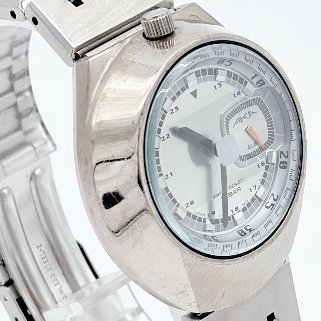 【レア】 SEIKO ALBA AKA ユニコーン 一角ケース 立体ダイヤル