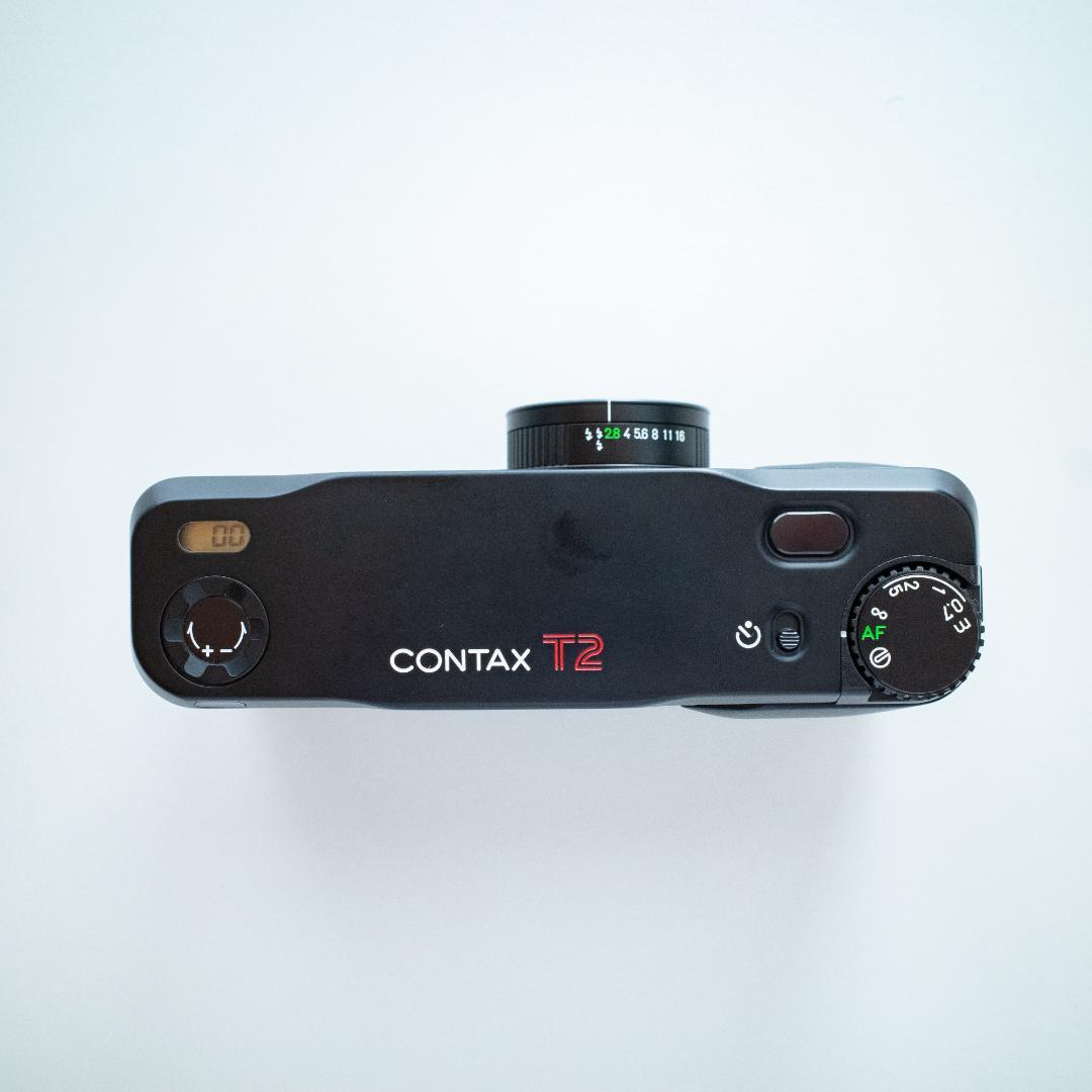 【希少・動作OK】CONTAX T2 ブラックペイント / コンタックス 完動品