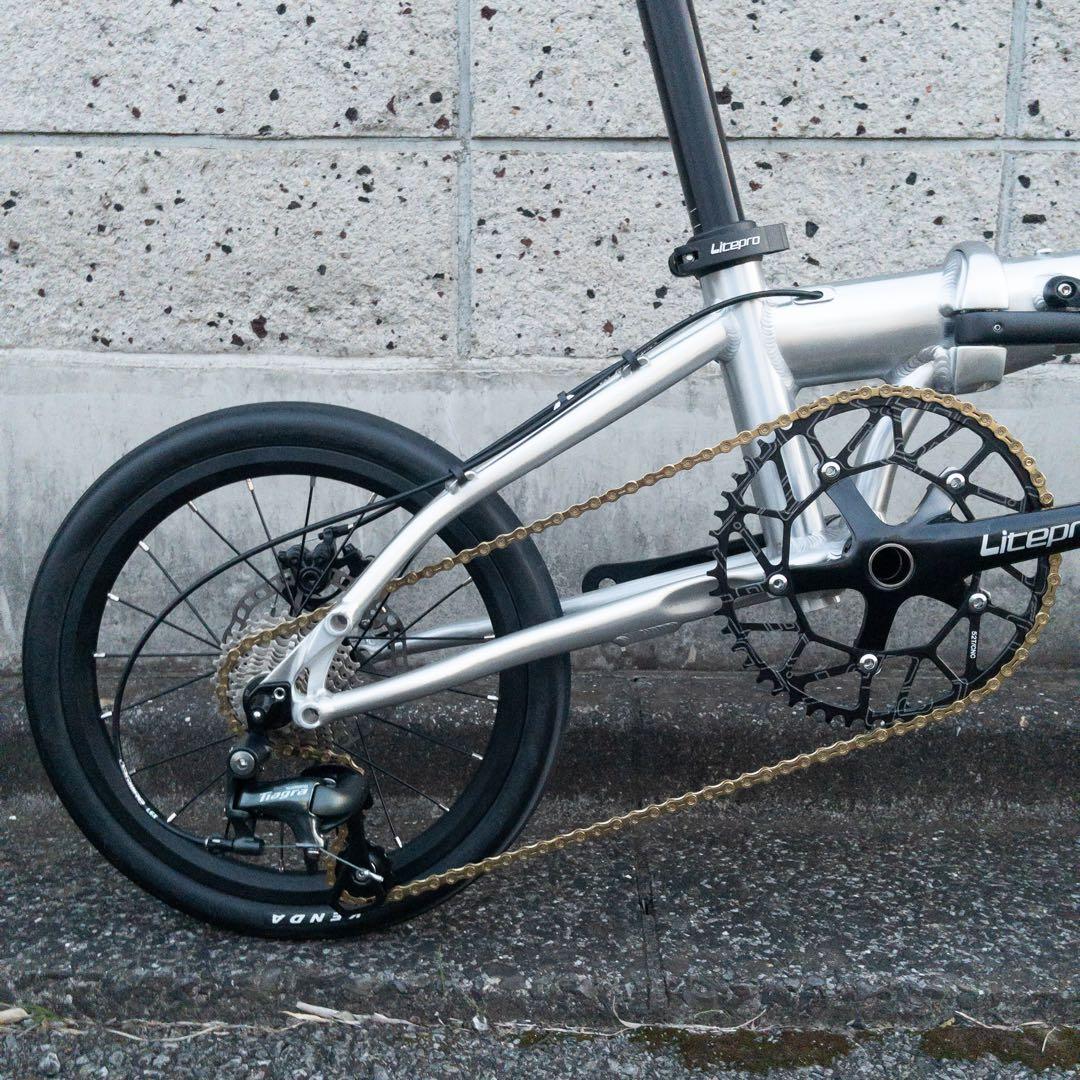 DAHON K9X 同等 ★ 超軽量【8KG】★Tiagra 10速 クリア塗装