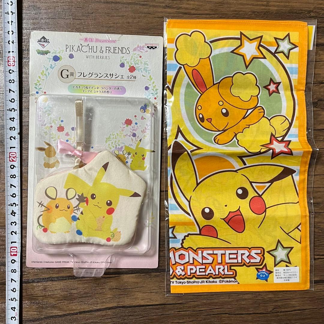 ポケットモンスター　詰め合わせグッズセット　タオル、ポーチ、鏡、エコバッグ