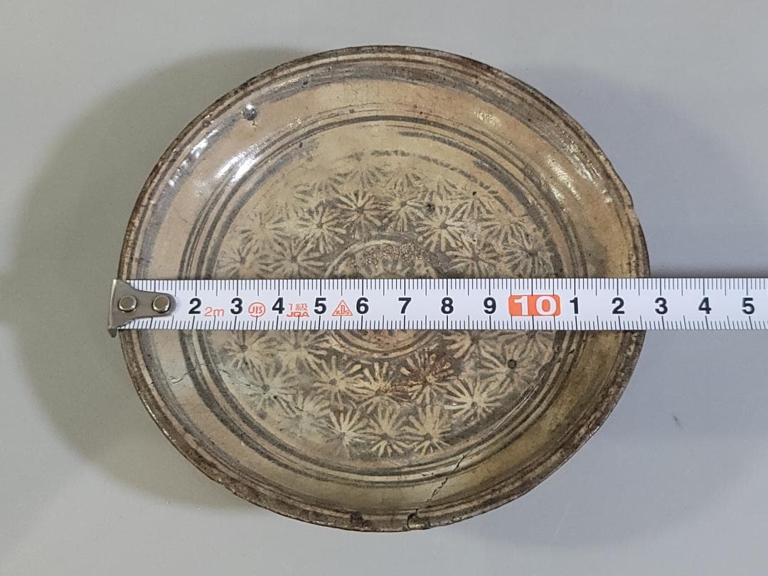 古美術 李朝 花三嶋 小皿 DT358