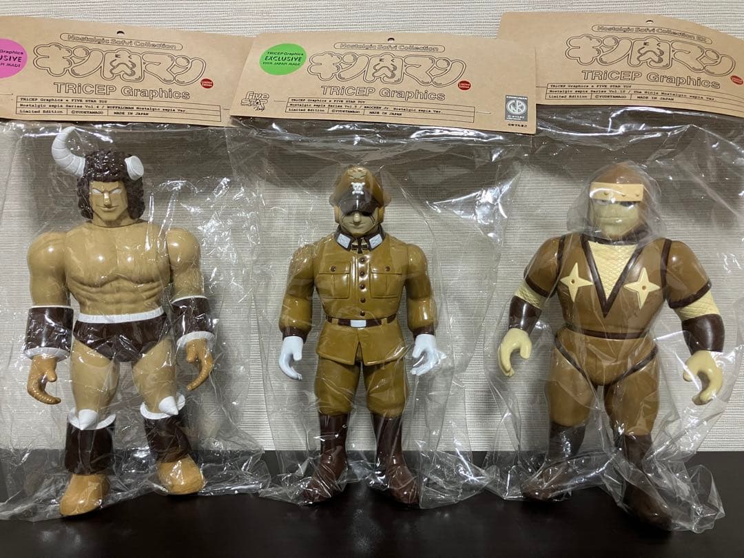 ファイブスタートイ★キン肉マンソフビキン消しキンケシロビンマスクウォーズマン