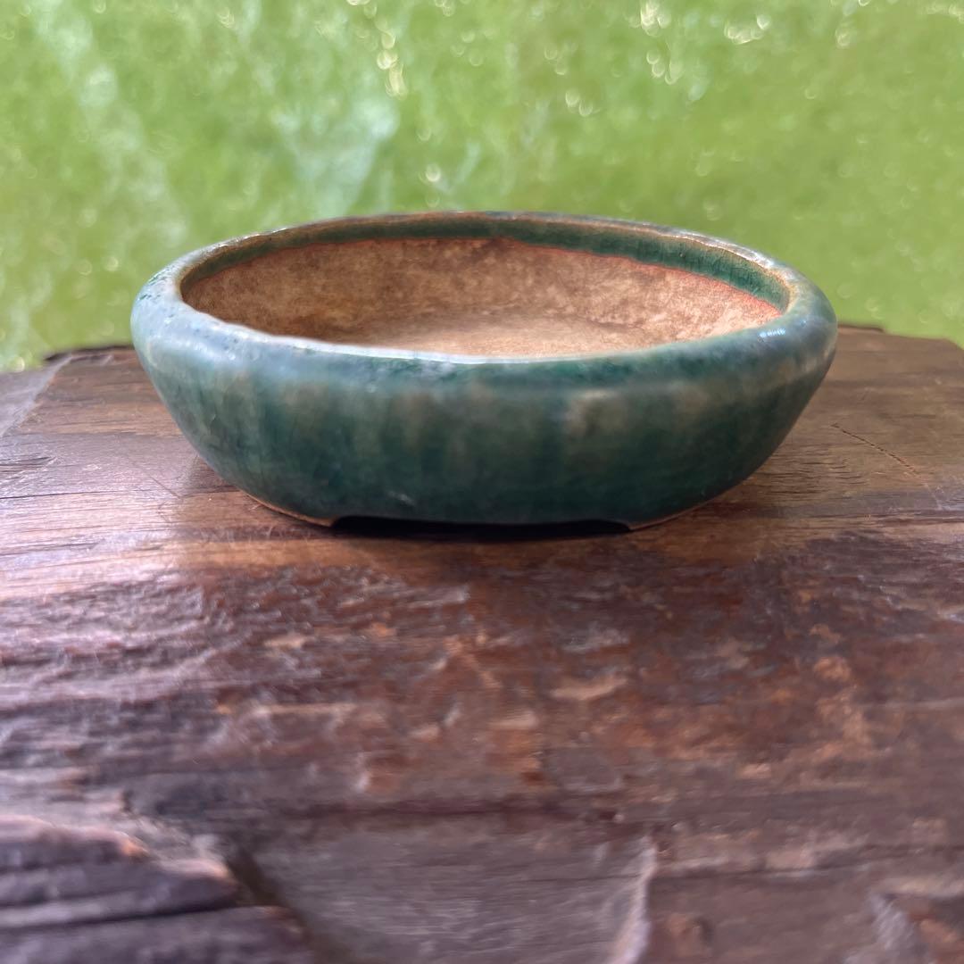 高雄香葉　盆栽鉢　小品　3個セット　レトロ　(A6)