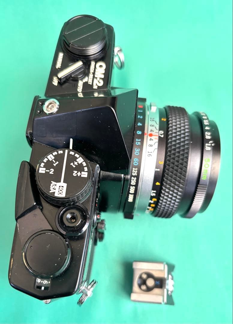 ★ OLYMPUS OM-2N BLACK + 標準レンズ 50mm