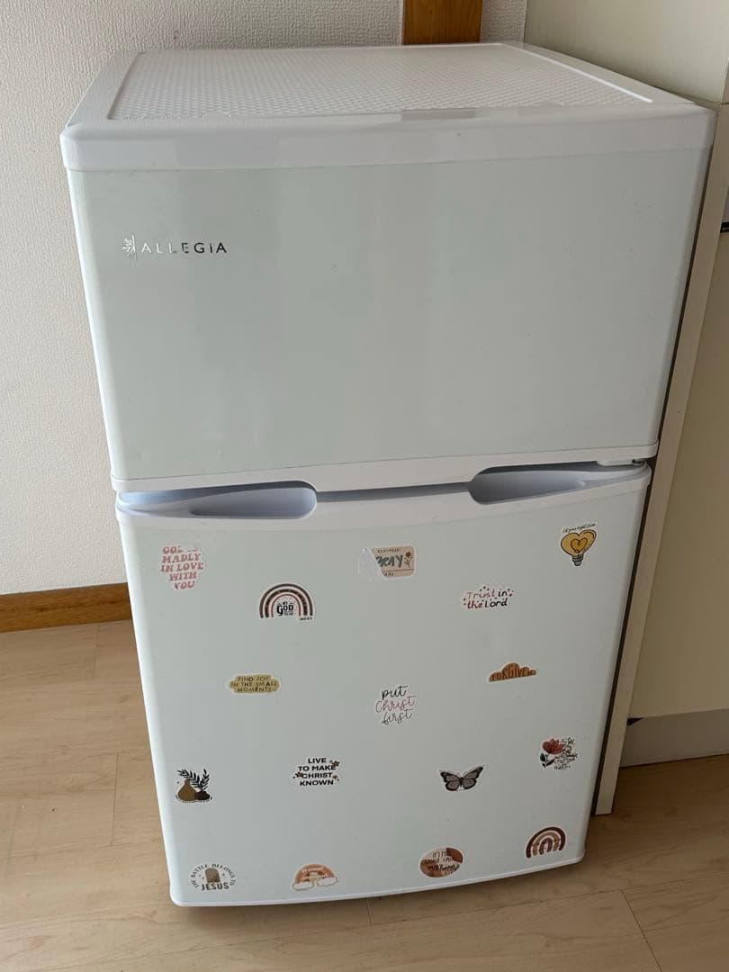 AR-BC97-NW ALLEGiA アレジア　一人暮らし 97L冷蔵庫　送料込