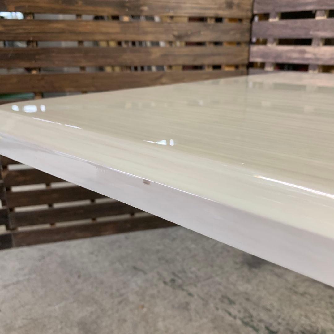 H910\" シギヤマ家具 NORDI 昇降式ダイニングテーブル ホワイト