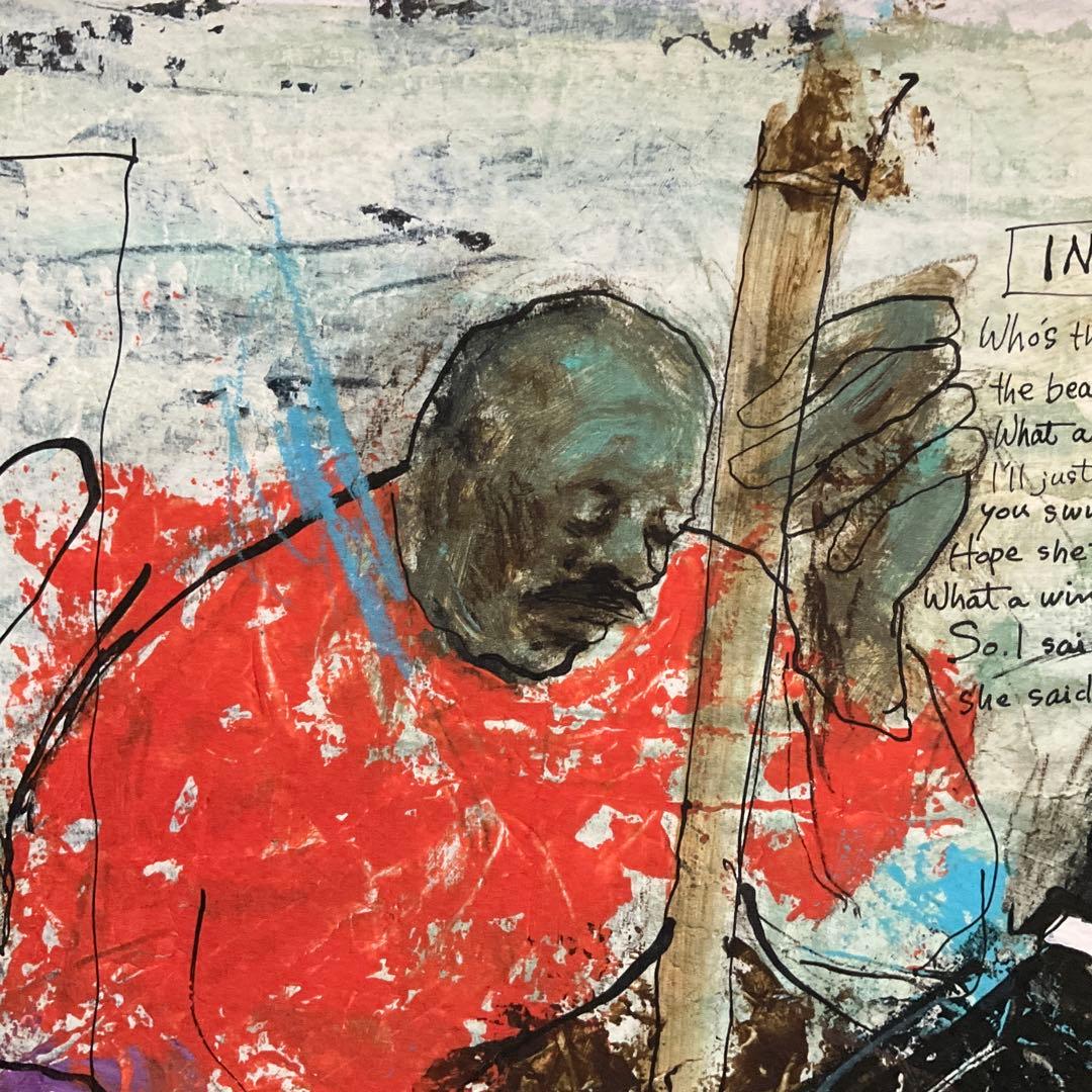 絵画・額縁・版画・津田耕・新品未使用・JAZZ・Excite・美術品・インテリア