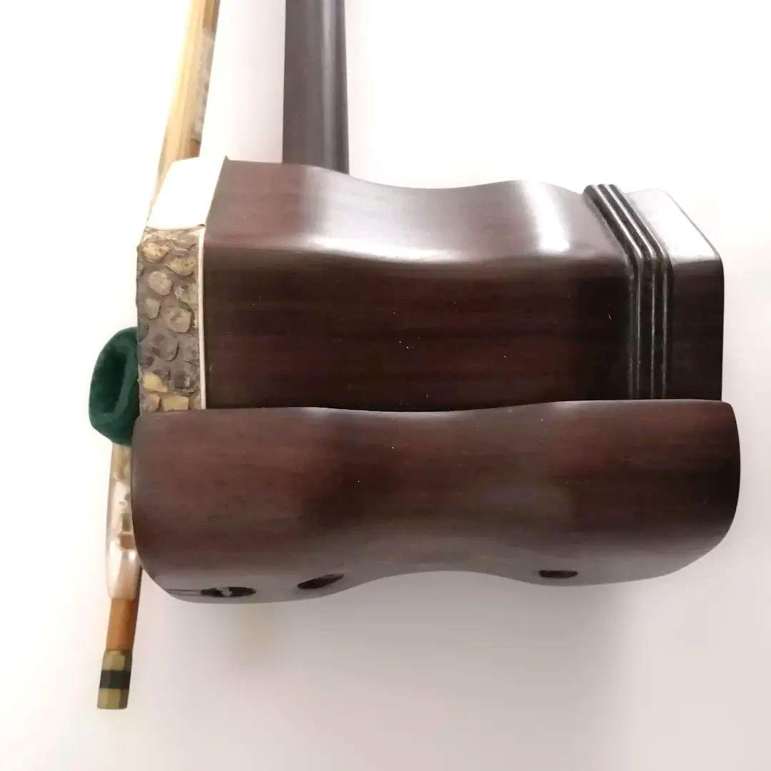 二胡　中国弦楽器　民族楽器　蛇革　ソフトケース付