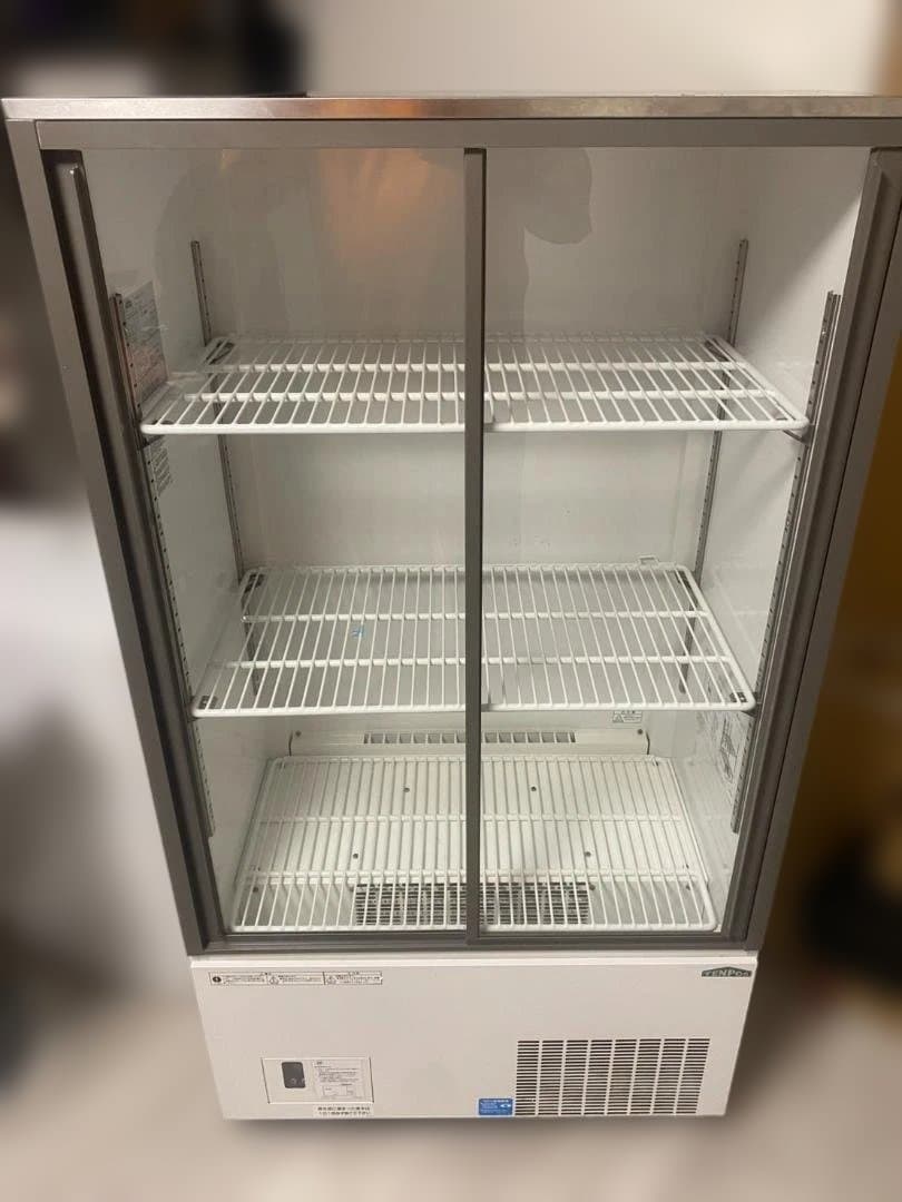 TENPOS TB冷蔵ショーケース スライド扉 205L 業務用 100V