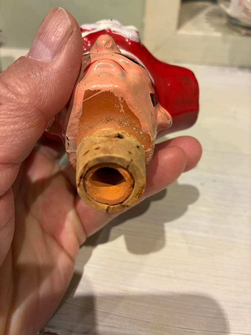 ビンテージ50s スカル　髑髏　骸骨　海賊　パイレーツ　デカンタ　Japan