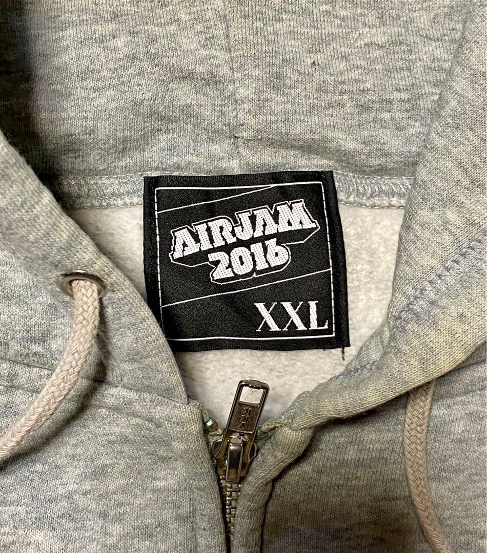 【レアサイズ】ハイスタ AIRJAM2016 XXL グレー パーカー