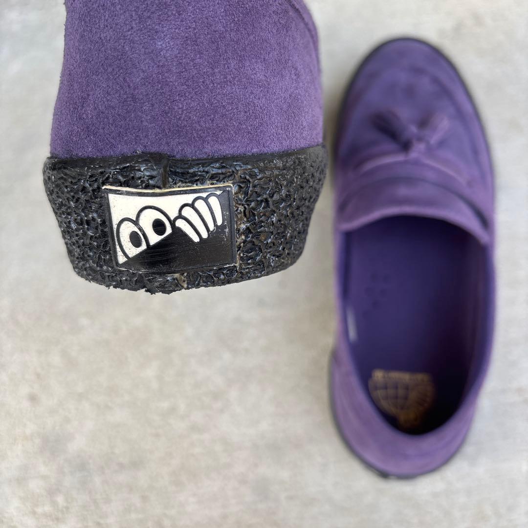 Last Resort AB 紫色 タッセル付きモカシン　27cm