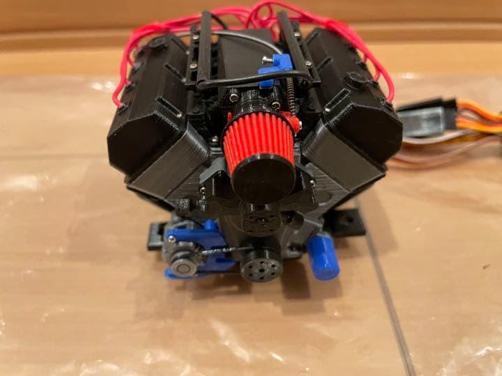 1/10 RC DDW OHV V8 H FI FDエンジン